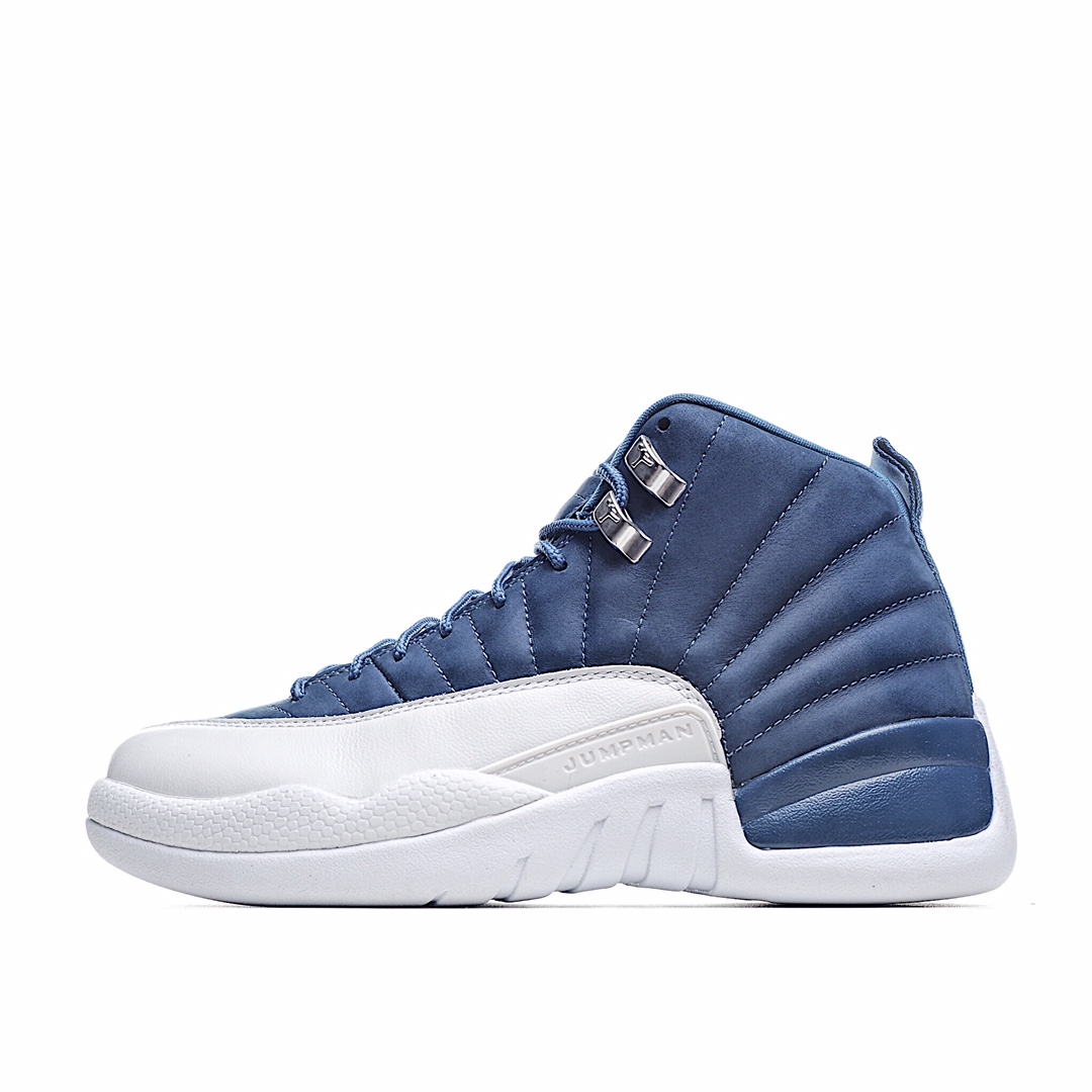 H0 ST纯原版本 Air Jordan 12 Indigo AJ12乔12 男子文化篮球鞋 靛青蓝 G0 6 F5 -404 圈内知名口碑大厂出品 原楦原纸板 客供原厂材料开发 市面最高版本 极致一眼正品既视感 细节如图所示 仅服务极少数懂货客户 发国外直接充Z无压力