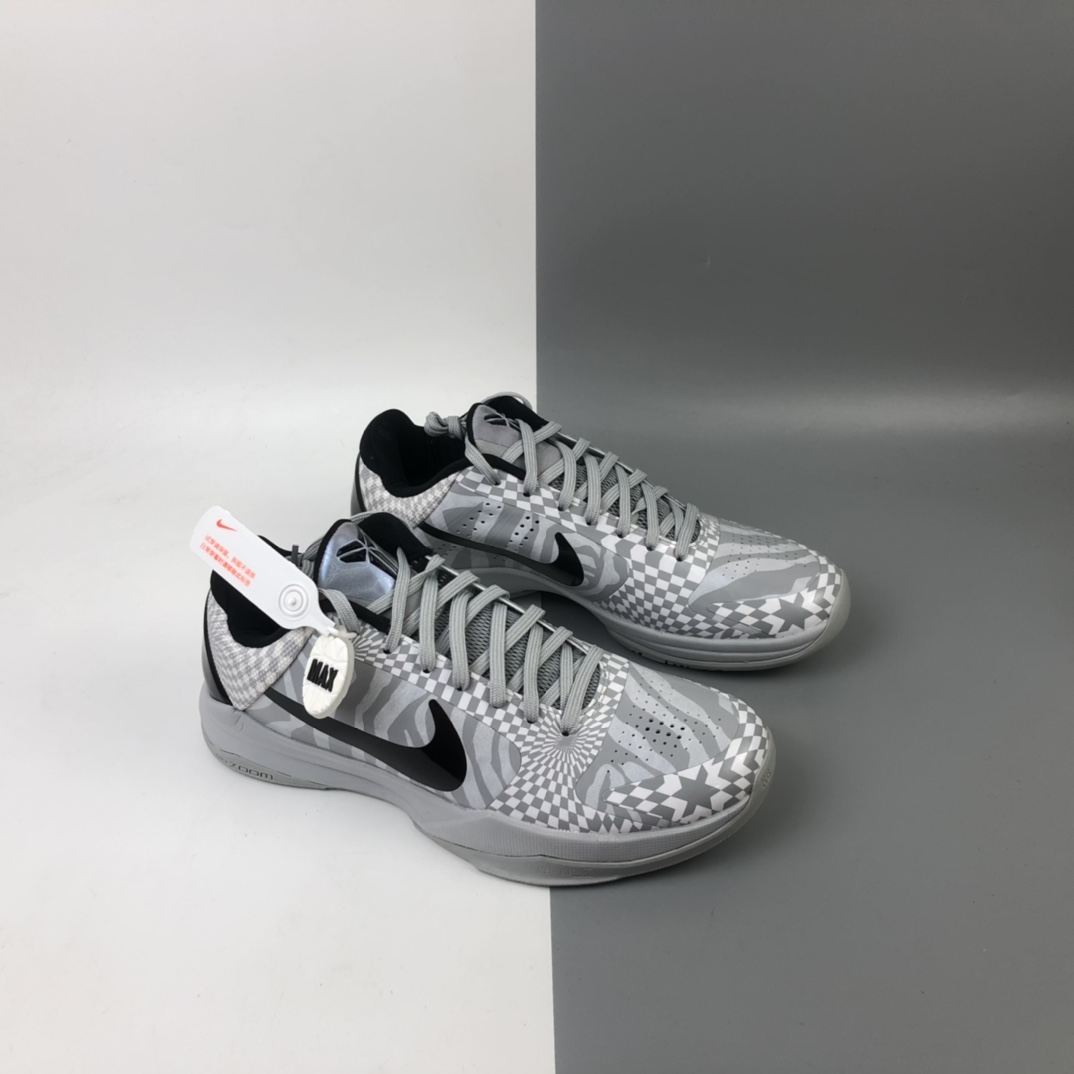 300 灭世纯原版 Nike Zoom Kobe 5 ”ZEBRA” 科比5马赛克斑马配色 专业实战篮球鞋 CD4991-003