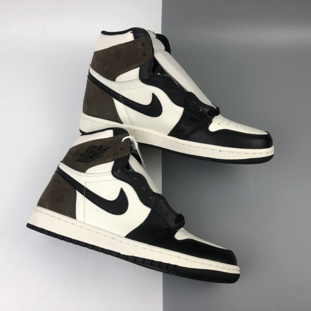 300 Nike Wmns Jordan 1 High OG “Dark Mocha” 黑摩卡AJ1乔丹一代高帮经典复古文化休闲运动篮球鞋 555088-105