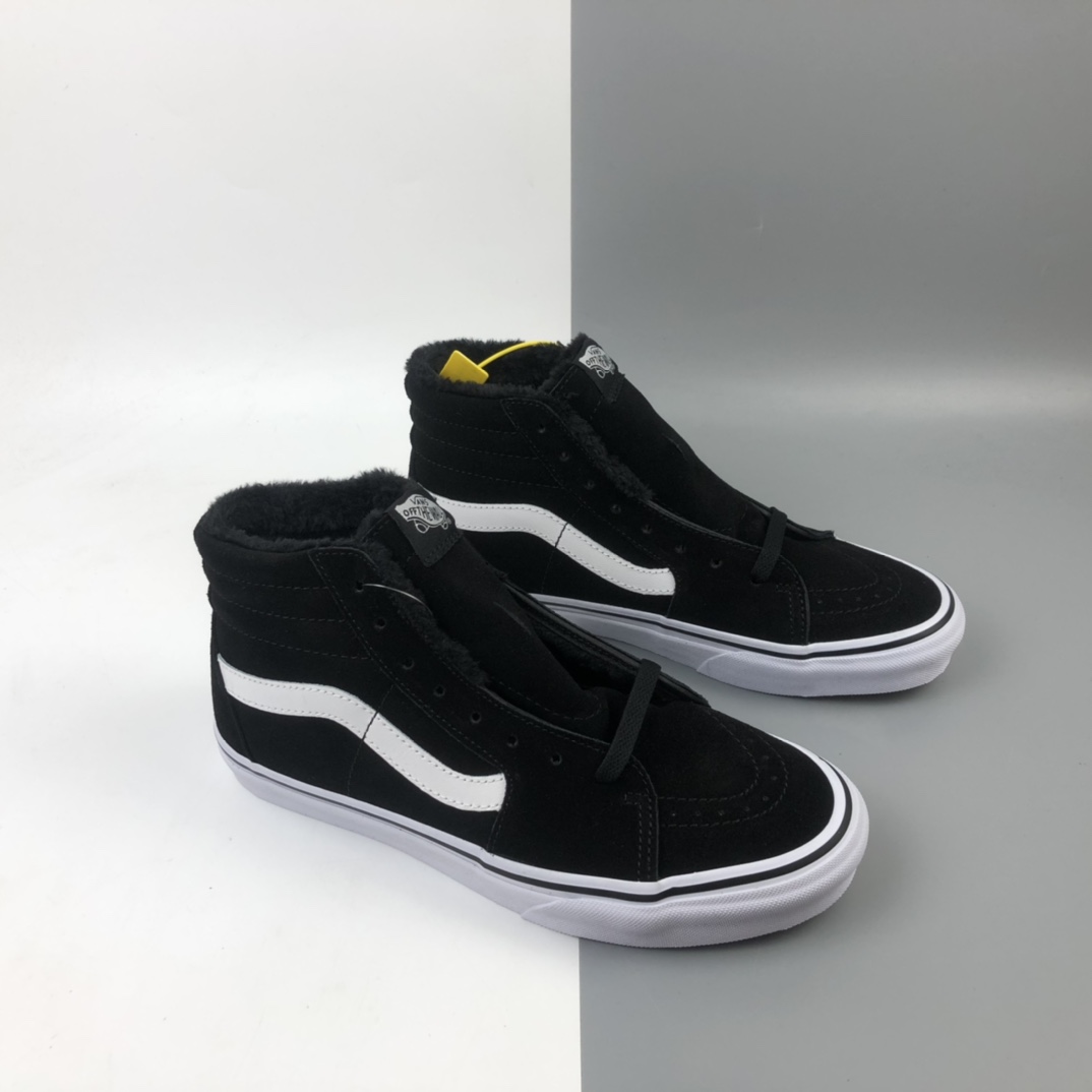 180 加绒款  Vans Sk8-Hi 万斯麂皮高帮休闲板鞋 VN000TS9HPX