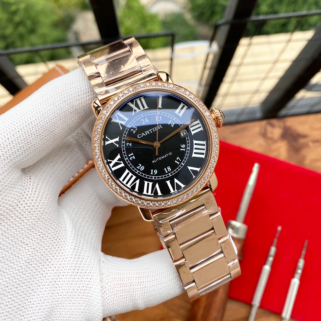 カーティエ メンズ腕時計 高級自動機械式モデル