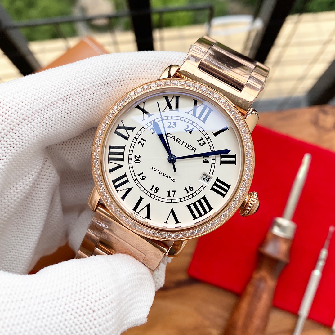 カーティエ メンズ腕時計 高級自動機械式モデル