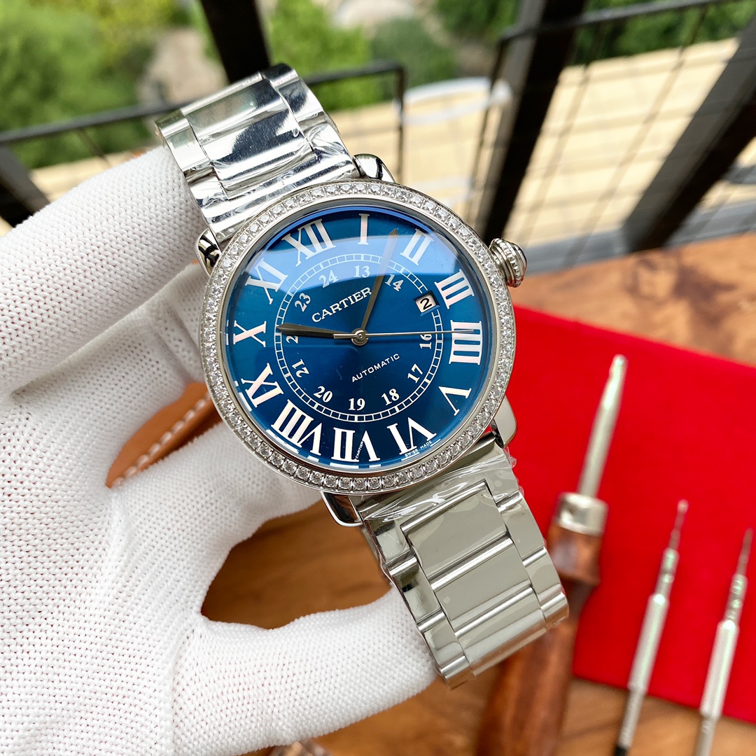 カーティエ メンズ腕時計 高級自動機械式モデル