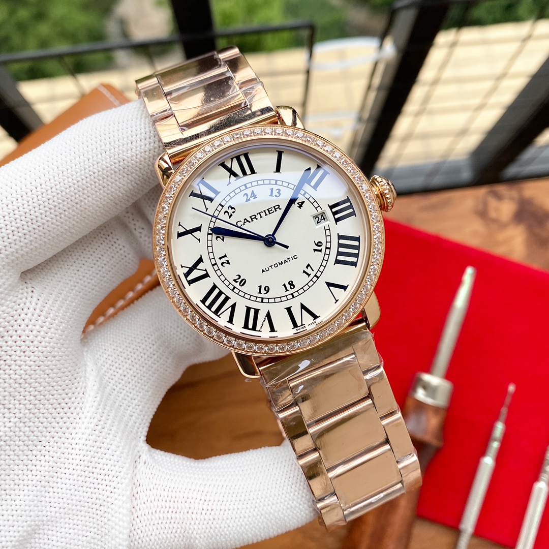 カーティエ メンズ腕時計 高級自動機械式モデル