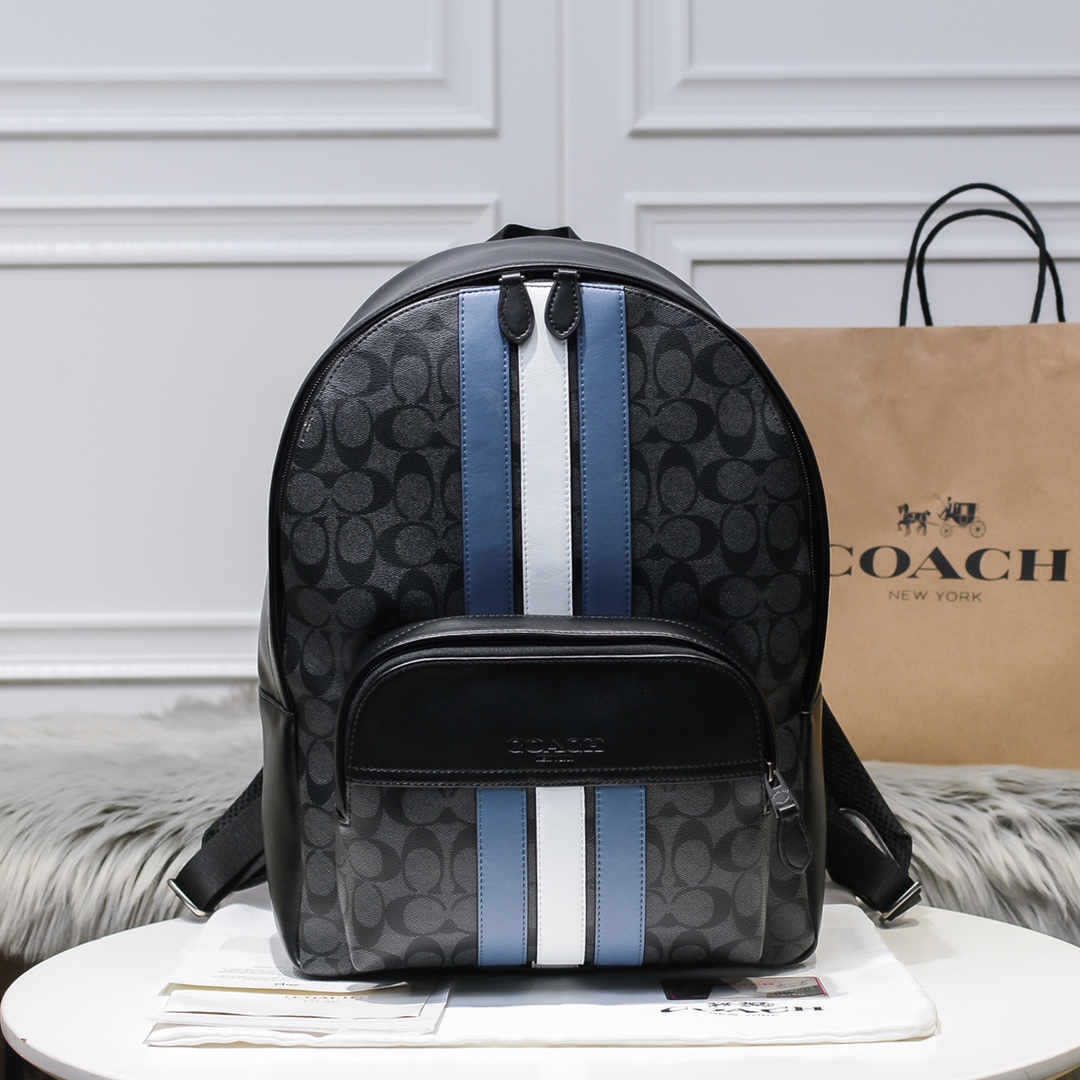 Coach 67250对版皮肩带 最新款 C字logoPVC配皮