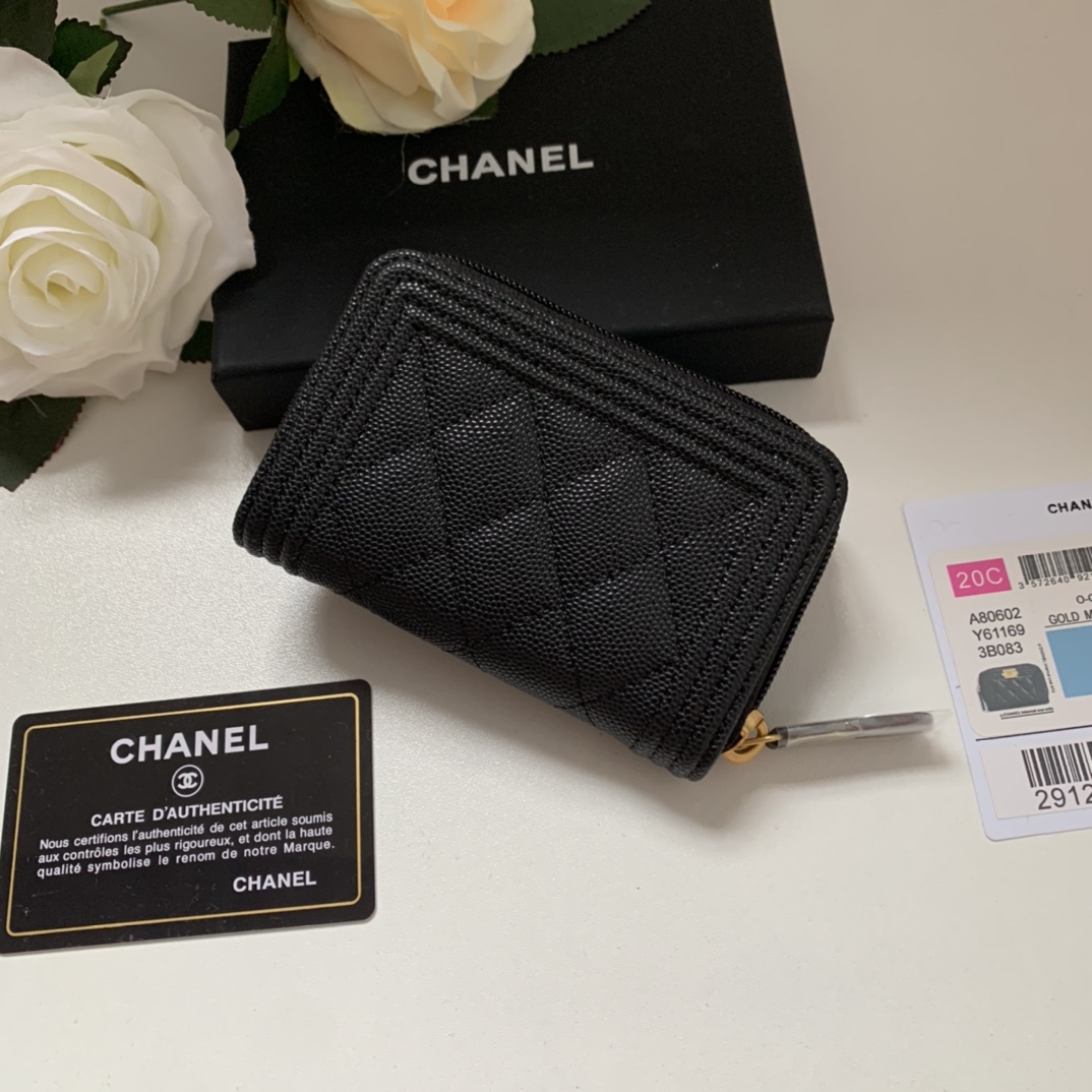 Chanel leboy拉链卡包到货 这款卡包容量比较大