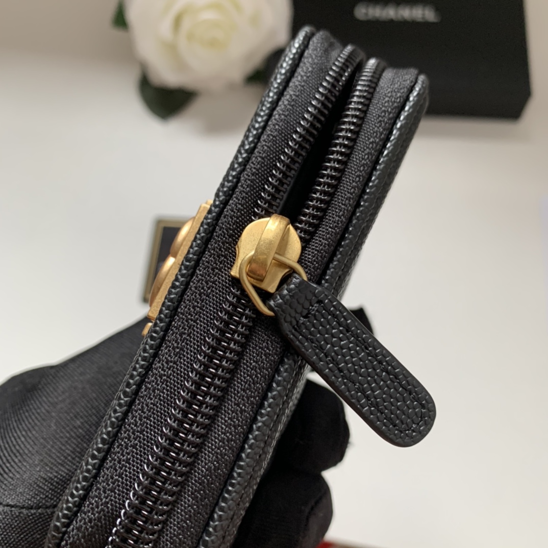 Chanel leboy拉链卡包到货 这款卡包容量比较大