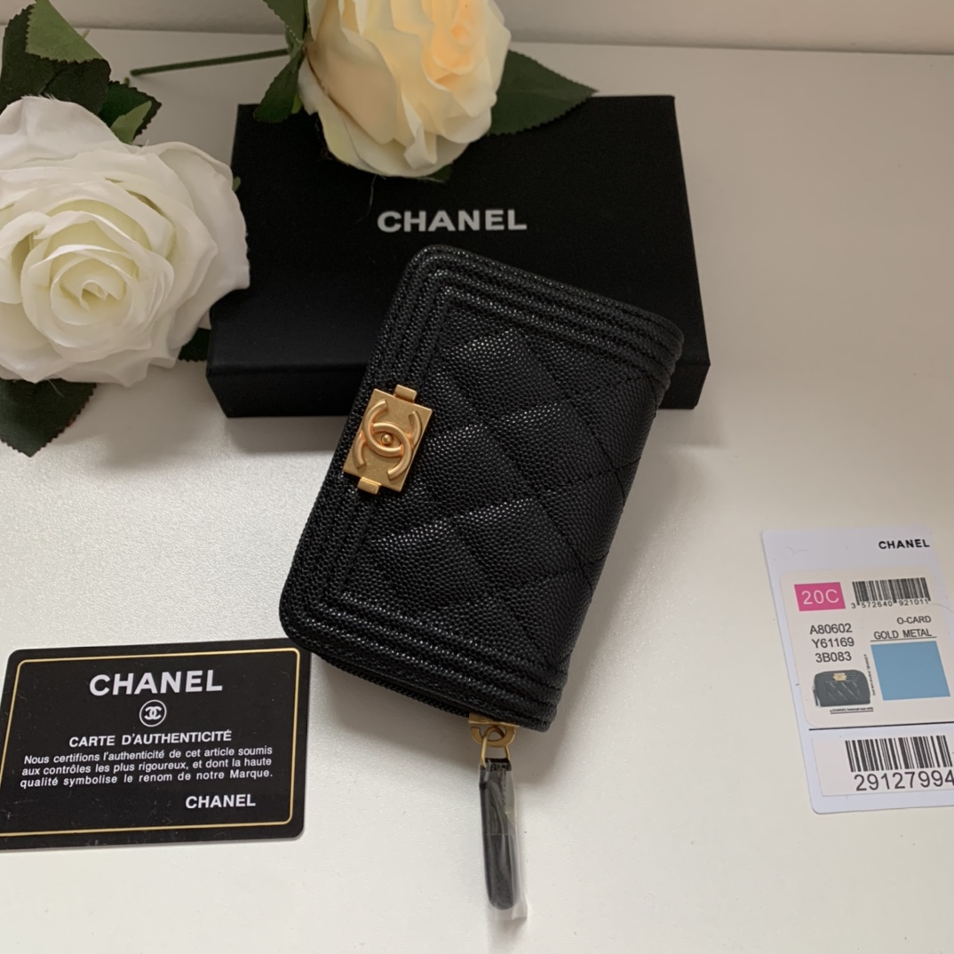 Chanel leboy拉链卡包到货 这款卡包容量比较大