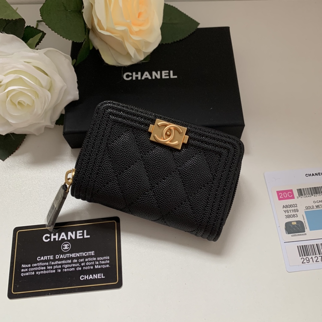 Chanel leboy拉链卡包到货 这款卡包容量比较大
