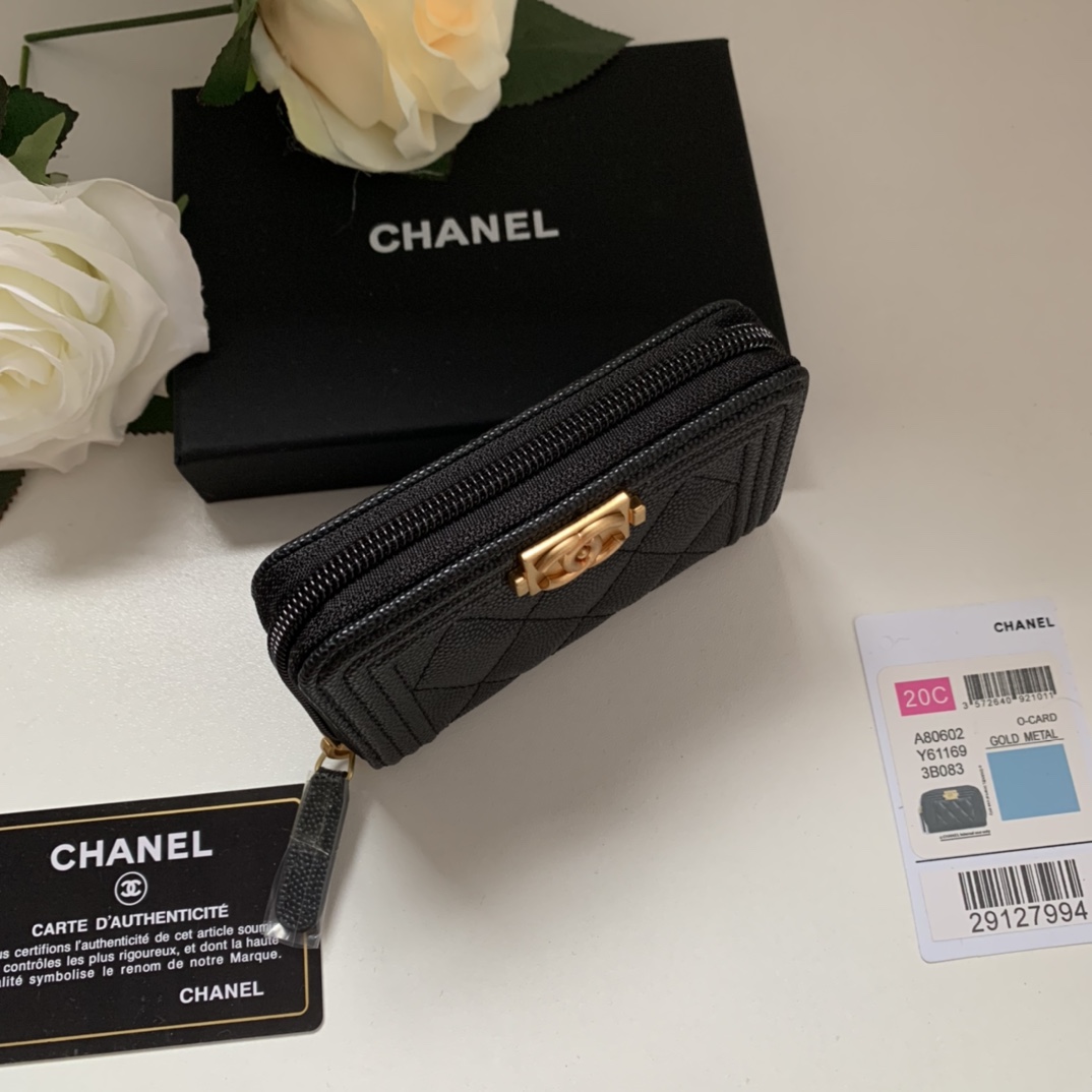 Chanel leboy拉链卡包到货 这款卡包容量比较大