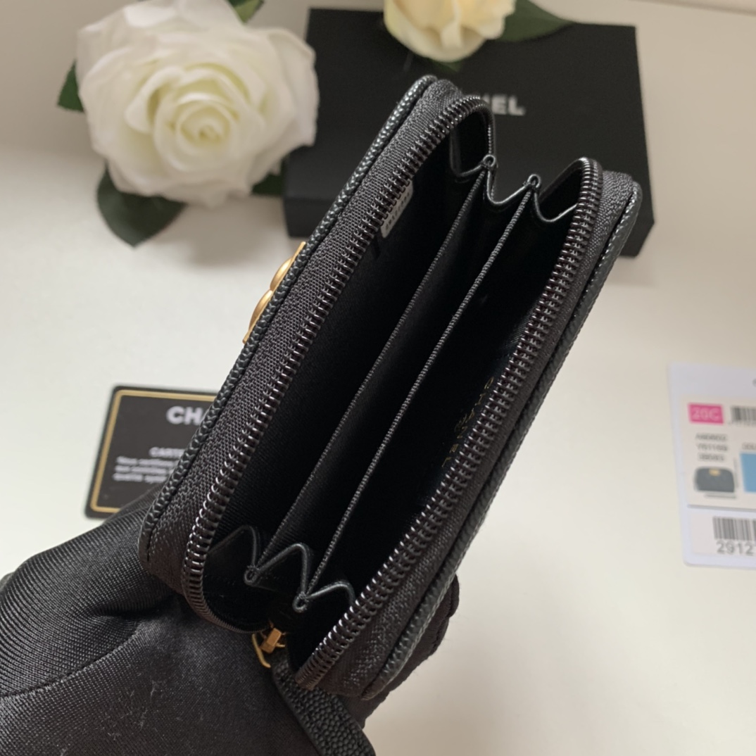 Chanel leboy拉链卡包到货 这款卡包容量比较大