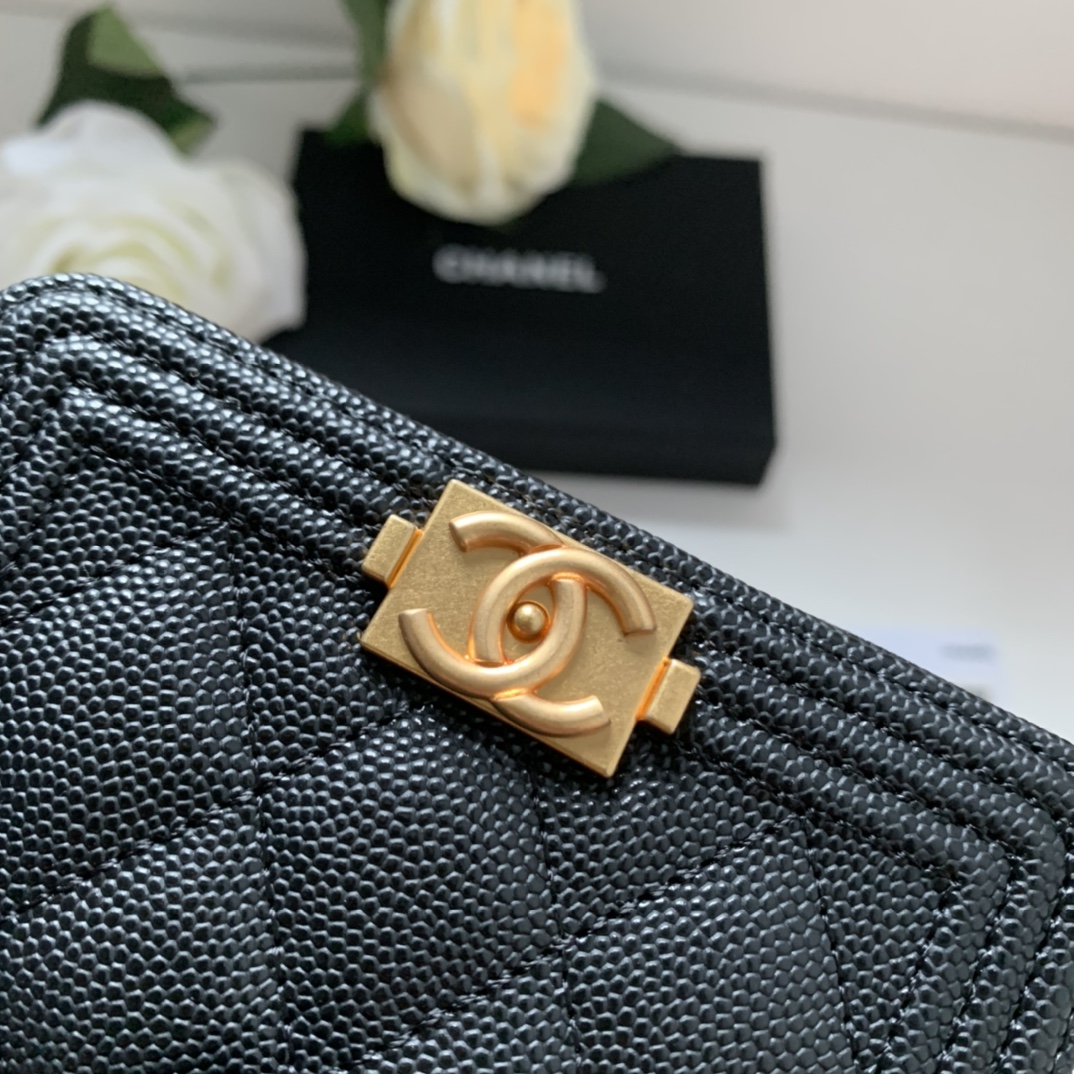 Chanel leboy拉链卡包到货 这款卡包容量比较大