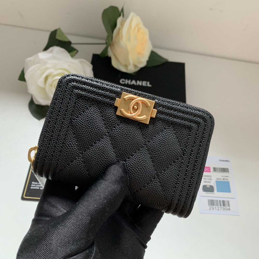 Chanel leboy拉链卡包到货 这款卡包容量比较大