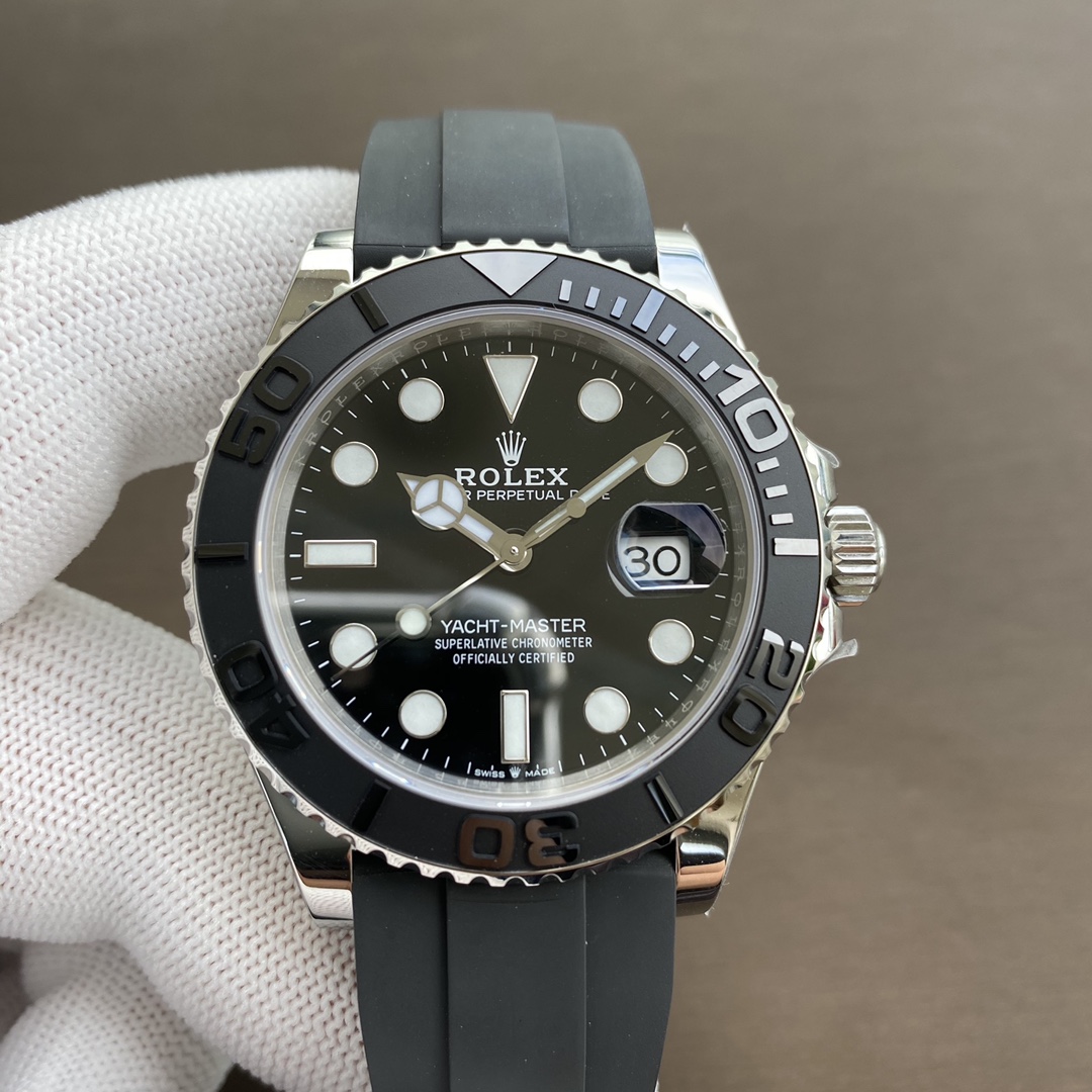 ROLEX ロレックス ホワイトゴールド ヨットマスター42 - トップクオリティ