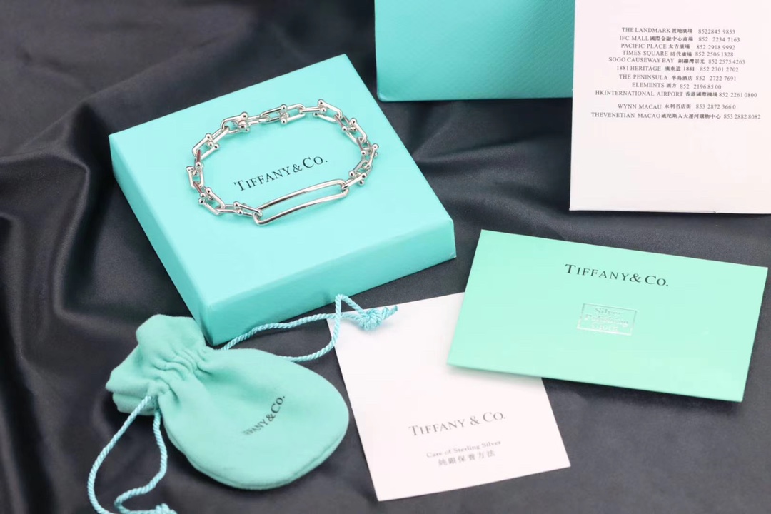 Tiffany & Co. Tiffany&Co. hardwear 回行竹节搭扣手链