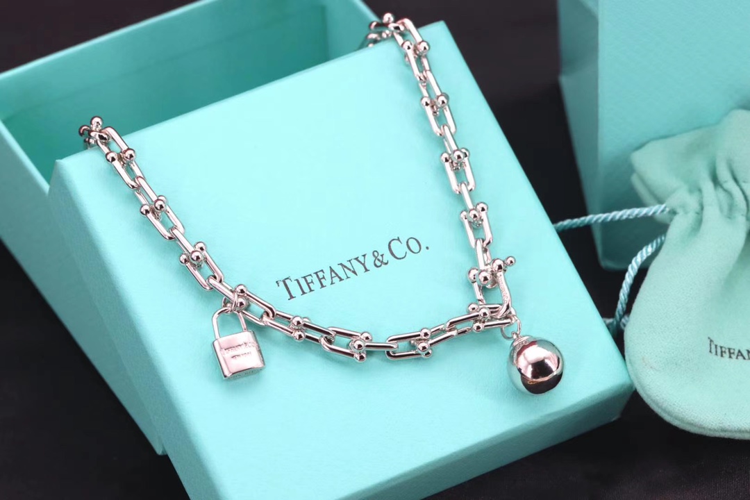 Tiffany & Co. Tiffany&Co. hardwear心锁圆球U型手链