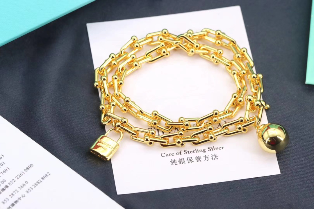 Tiffany & Co. Tiffany&Co. hardwear心锁圆球U型手链