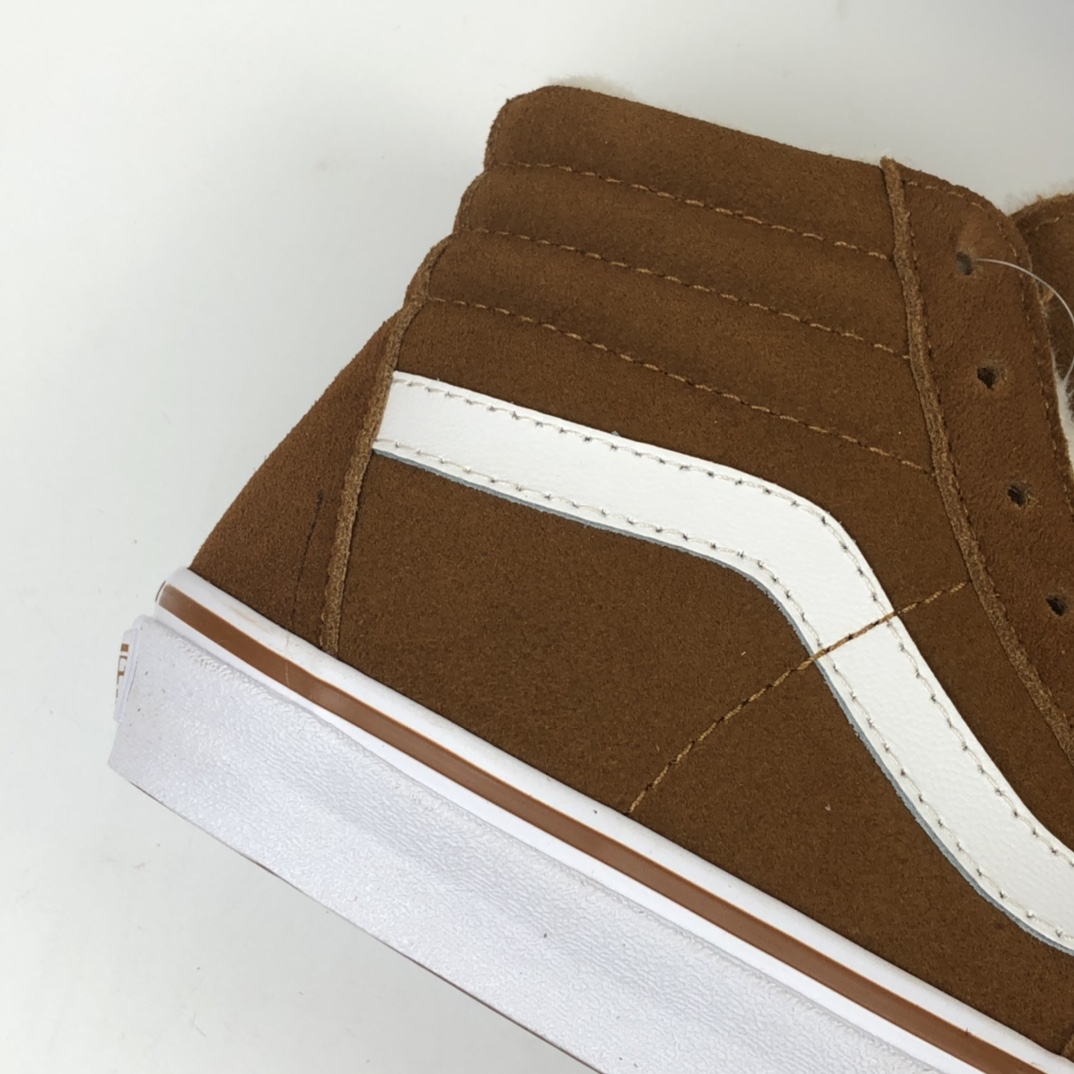 180 加绒款 Vans Sk8-Hi 万斯麂皮帆布拼接低帮休闲板鞋 VN000TS9HPY