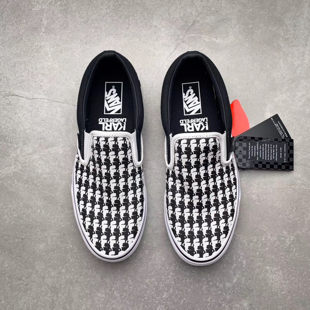 120 Vans Slip On x Karl Lagerrfeld  万斯联名一脚