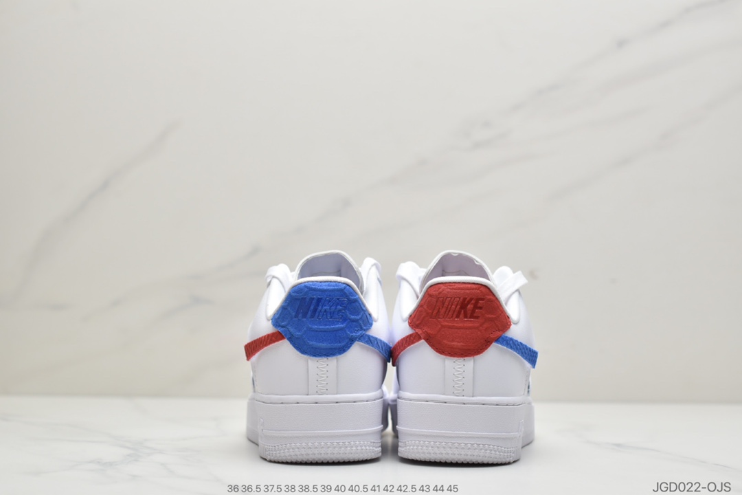 180 公司级耐克Air Force 1 ‘07Luxe 白红蓝断勾DC1164-100
