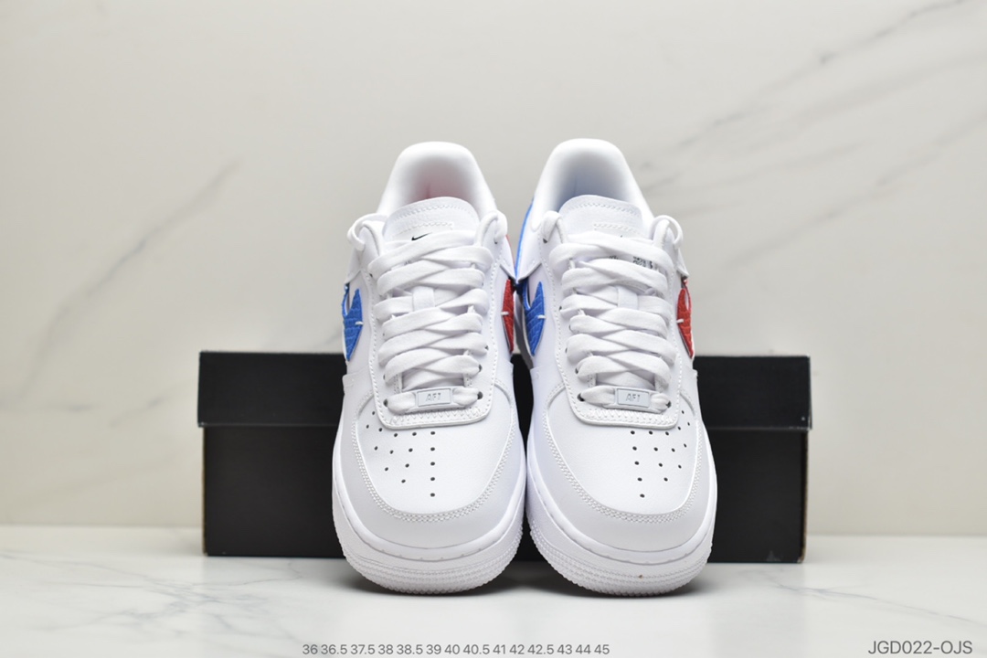 180 公司级耐克Air Force 1 ‘07Luxe 白红蓝断勾DC1164-100