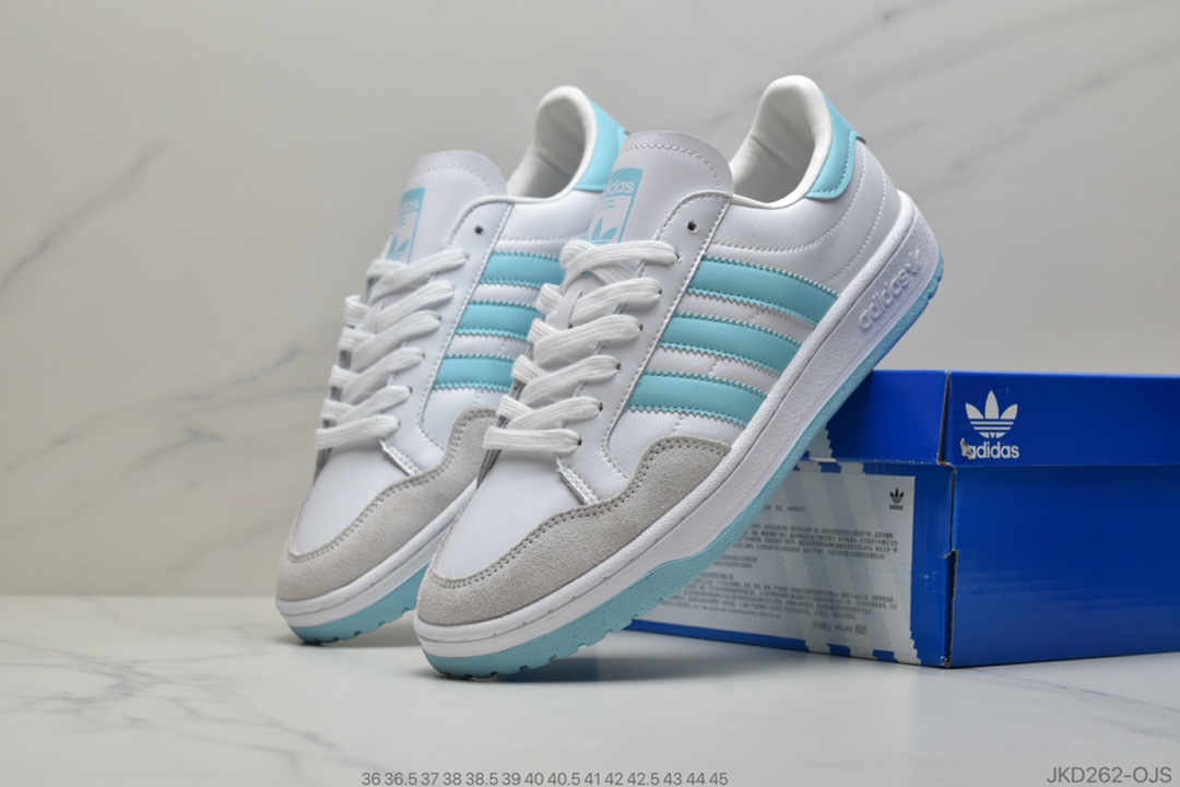 160 公司级阿迪达斯Adidas Team Court 复古百搭简约运动风EF6054