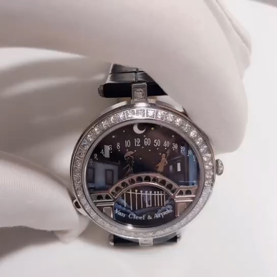 Van Cleef & Arpels Cleef & Arpels梵克雅宝诗意复杂功能腕表系列：恋人之桥最浪漫的手表 1比1