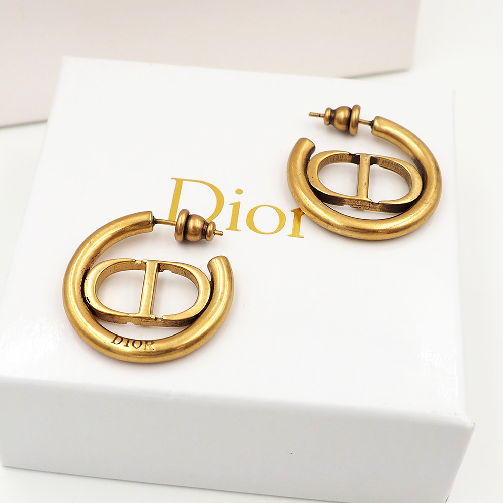 Dior Jewelry Earring Orange Red