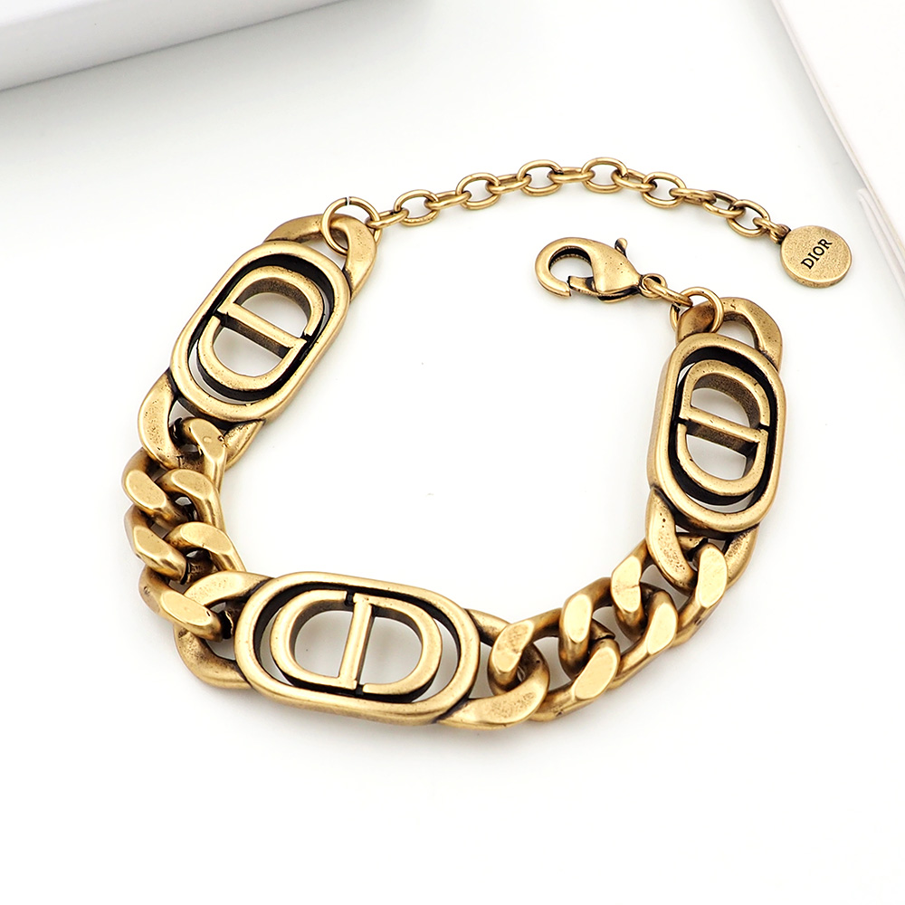 Dior Jewelry Bracelet Orange Red