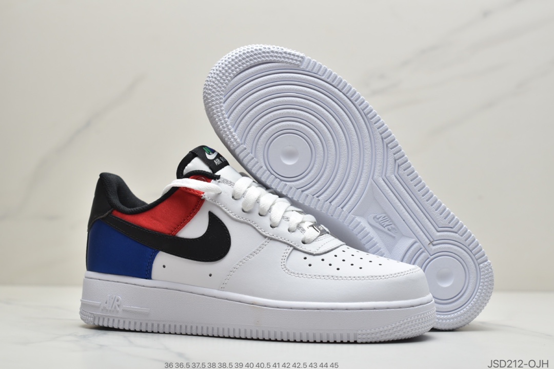 200 公司级耐克空军拼色拼接 NK Air Force 1 07 空军一号低帮CW7010-100