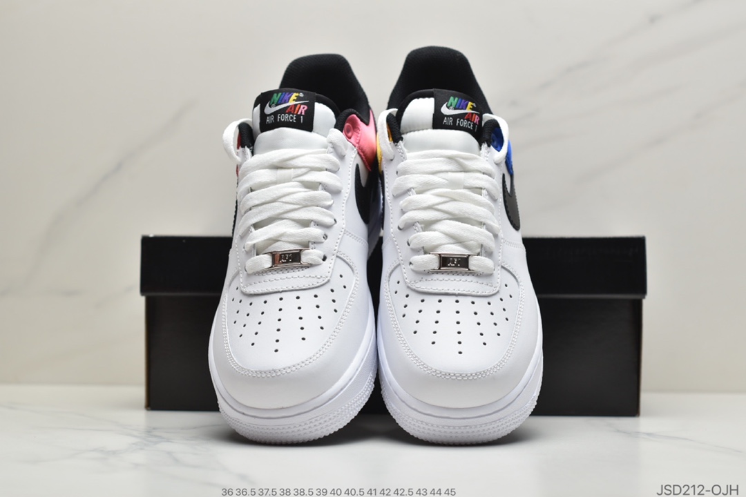 200 公司级耐克空军拼色拼接 NK Air Force 1 07 空军一号低帮CW7010-100