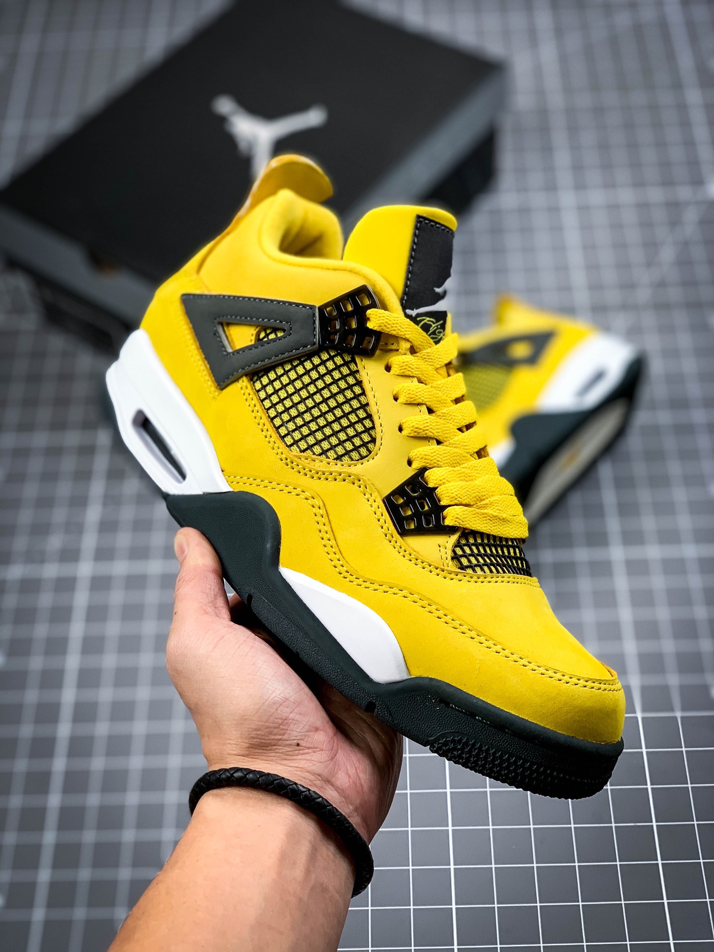 550 纯原AJ4 电母 Air Jordan 4 “Lightning”  314254-702