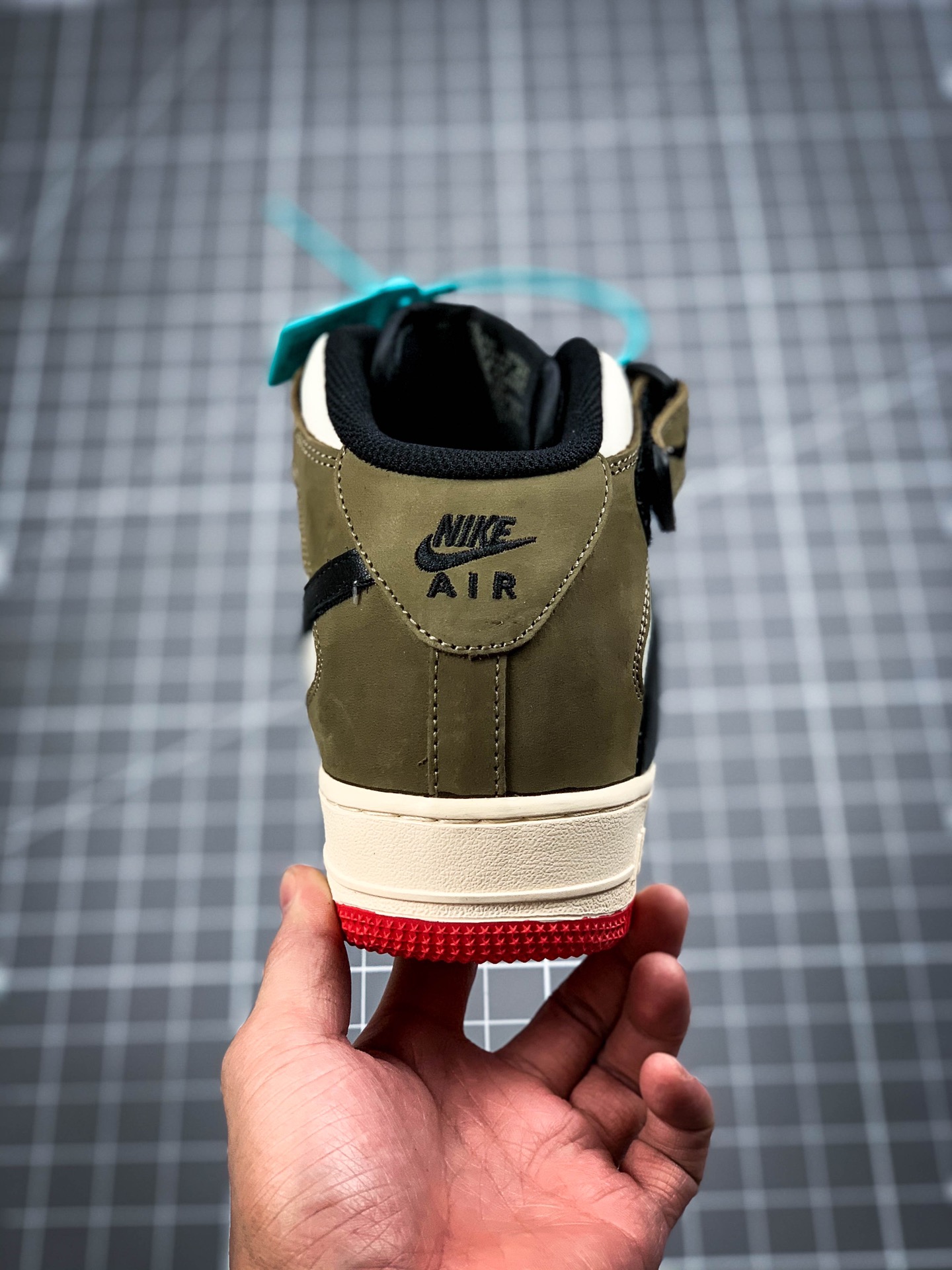 260 Travis Scott x Air D空军倒钩TS联名文化男子板鞋804609-159