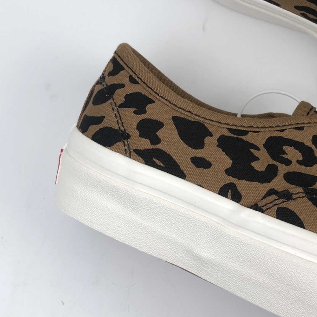 120 加绒款 Vans Vault OG Authentic Lx 万斯 豹纹 高端支线硫化帆布低帮休闲板鞋 VN0A38ENL0