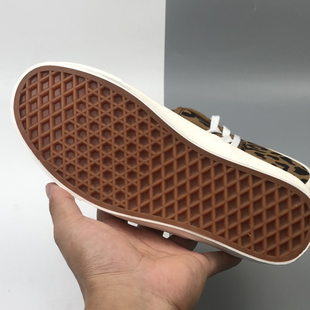120 加绒款 Vans Vault OG Authentic Lx 万斯 豹纹 高端支线硫化帆布低帮休闲板鞋 VN0A38ENL0