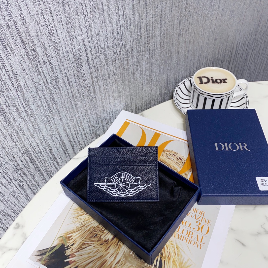 Dior Wallet Card pack Cowhide Fashion