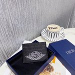 Dior Wallet Card pack Cowhide Fashion