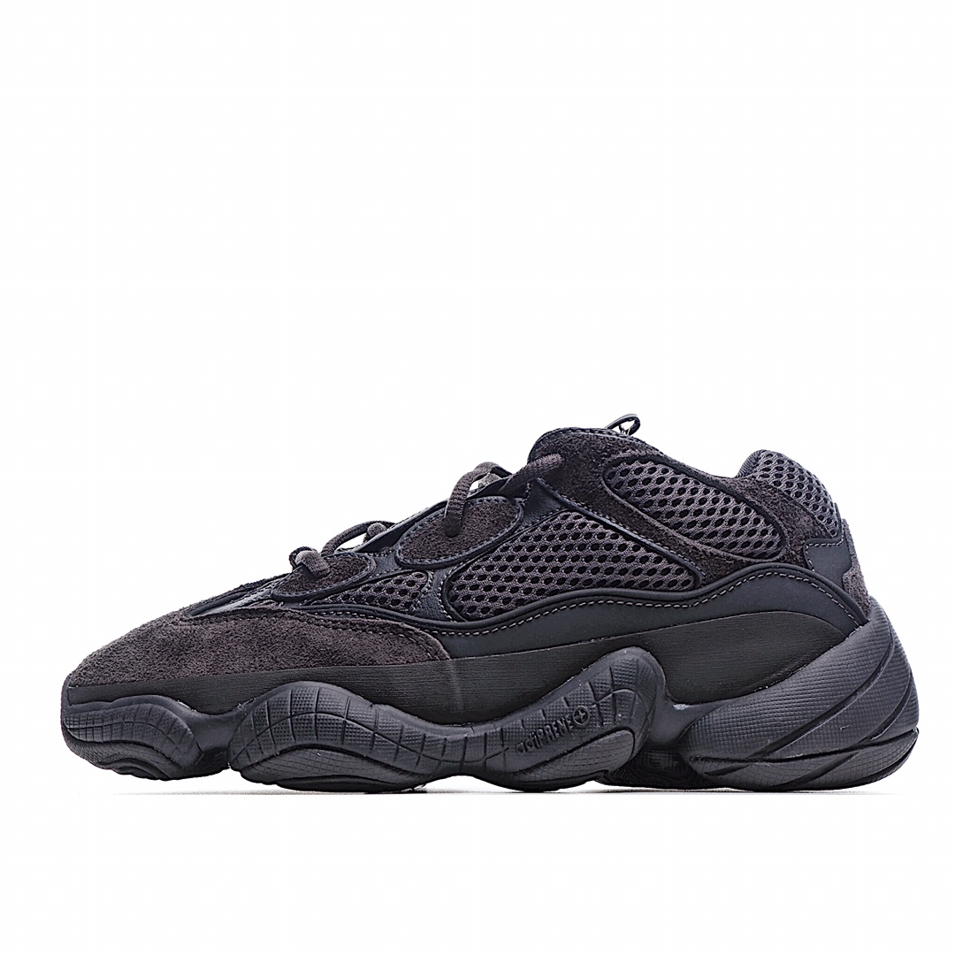 I0 Adidas 阿迪达斯 YEEZY 500椰子3M反光复古老爹跑鞋原厂3M反光条 市场独家真35码后跟V形结合人体工程学保证双脚舒适性鞋身与正品一致由合成革、麂皮和网面多种材质精心车缝拼接而成 搭载了adiprene减震科技大底，给人上脚以舒适平稳百搭而著称