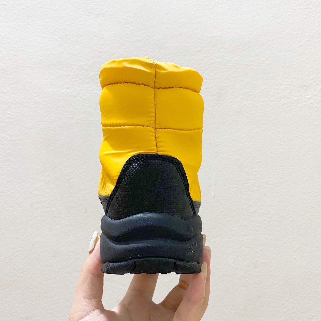 图片[5]-北面高帮儿童雪地靴 尺码：24-39码 让宝贝的脚丫穿上羽绒服，超级暖和宝贝再也不怕冷到脚了❤️防滑耐磨大底✔️内里高帮加绒加厚，保暖舒适❄️-选品中心
