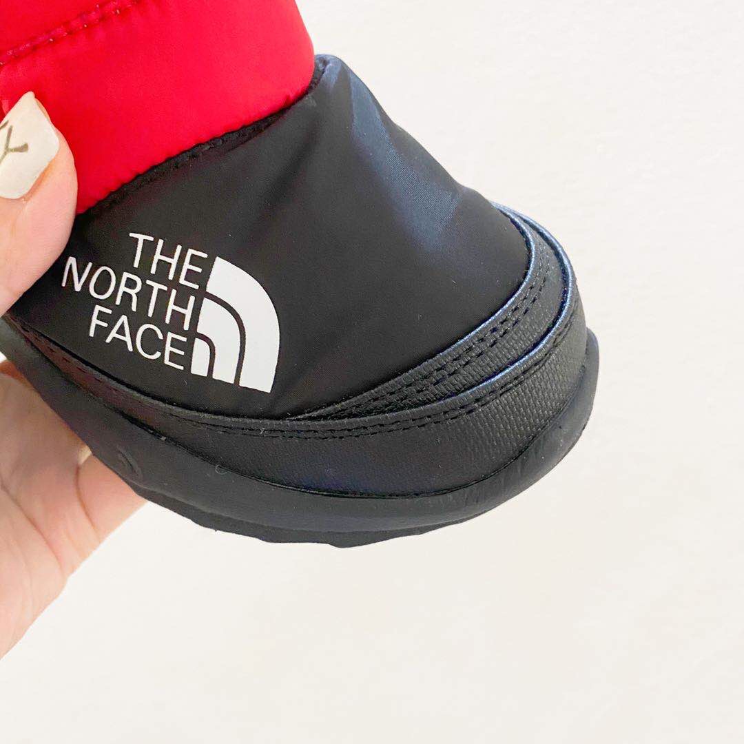 图片[4]-北面高帮儿童雪地靴 尺码：24-39码 让宝贝的脚丫穿上羽绒服，超级暖和宝贝再也不怕冷到脚了❤️防滑耐磨大底✔️内里高帮加绒加厚，保暖舒适❄️-选品中心