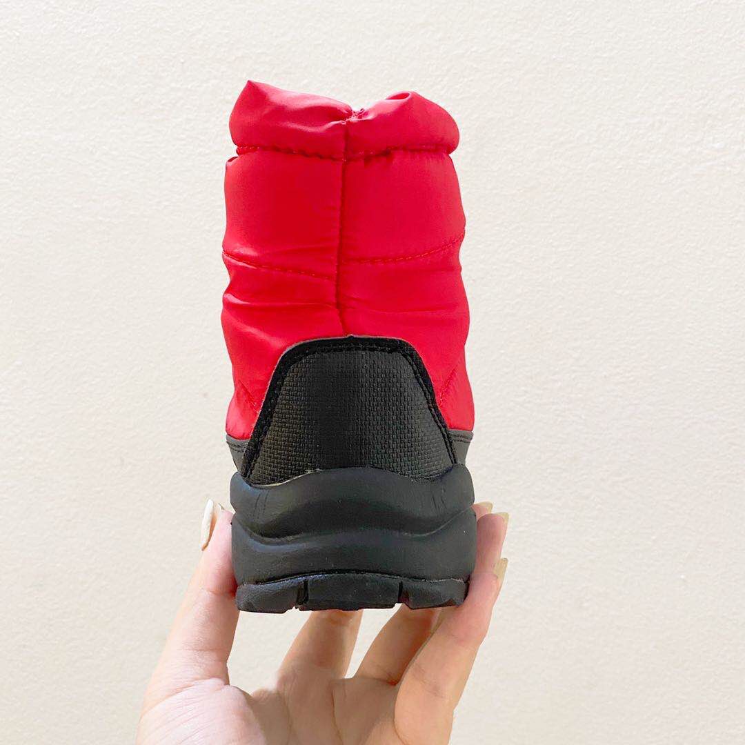 图片[5]-北面高帮儿童雪地靴 尺码：24-39码 让宝贝的脚丫穿上羽绒服，超级暖和宝贝再也不怕冷到脚了❤️防滑耐磨大底✔️内里高帮加绒加厚，保暖舒适❄️-选品中心