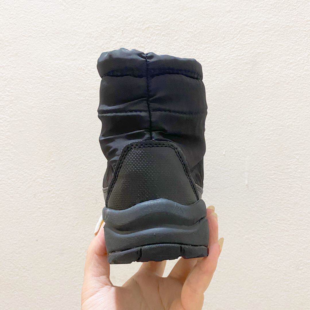 图片[5]-北面高帮儿童雪地靴 尺码：24-39码 让宝贝的脚丫穿上羽绒服，超级暖和宝贝再也不怕冷到脚了❤️防滑耐磨大底✔️内里高帮加绒加厚，保暖舒适❄️-选品中心