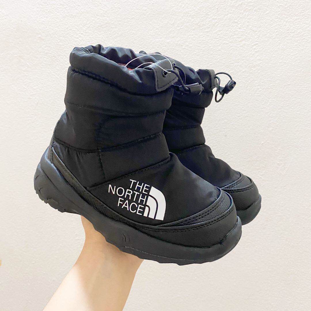 图片[9]-北面高帮儿童雪地靴 尺码：24-39码 让宝贝的脚丫穿上羽绒服，超级暖和宝贝再也不怕冷到脚了❤️防滑耐磨大底✔️内里高帮加绒加厚，保暖舒适❄️-选品中心