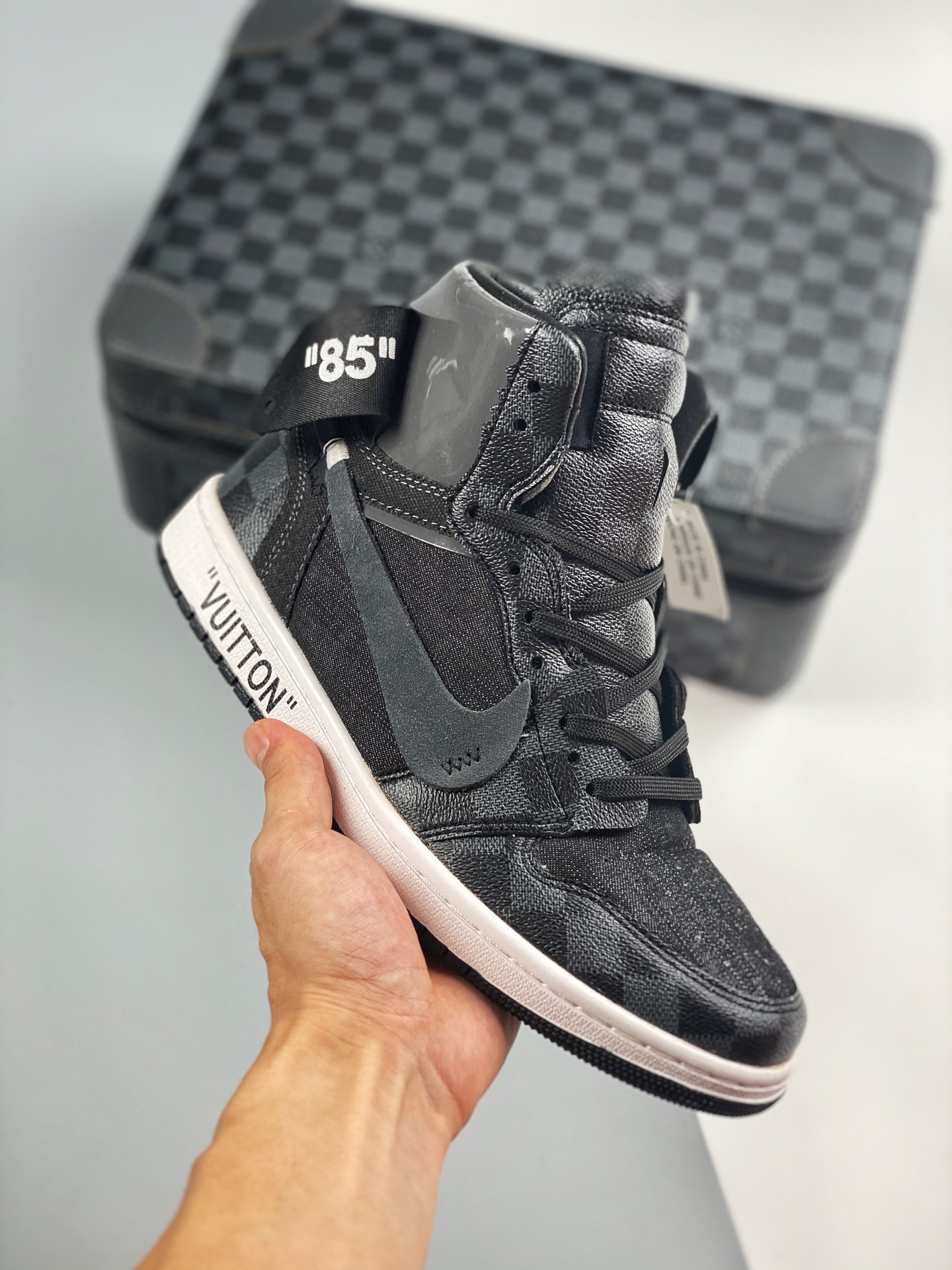 #Caja dañada menos 100 ⚠️ Versión correcta envío# Louis Vuitton x OFF WHITE - Air Jordan 1 Edición limitada de colabora…