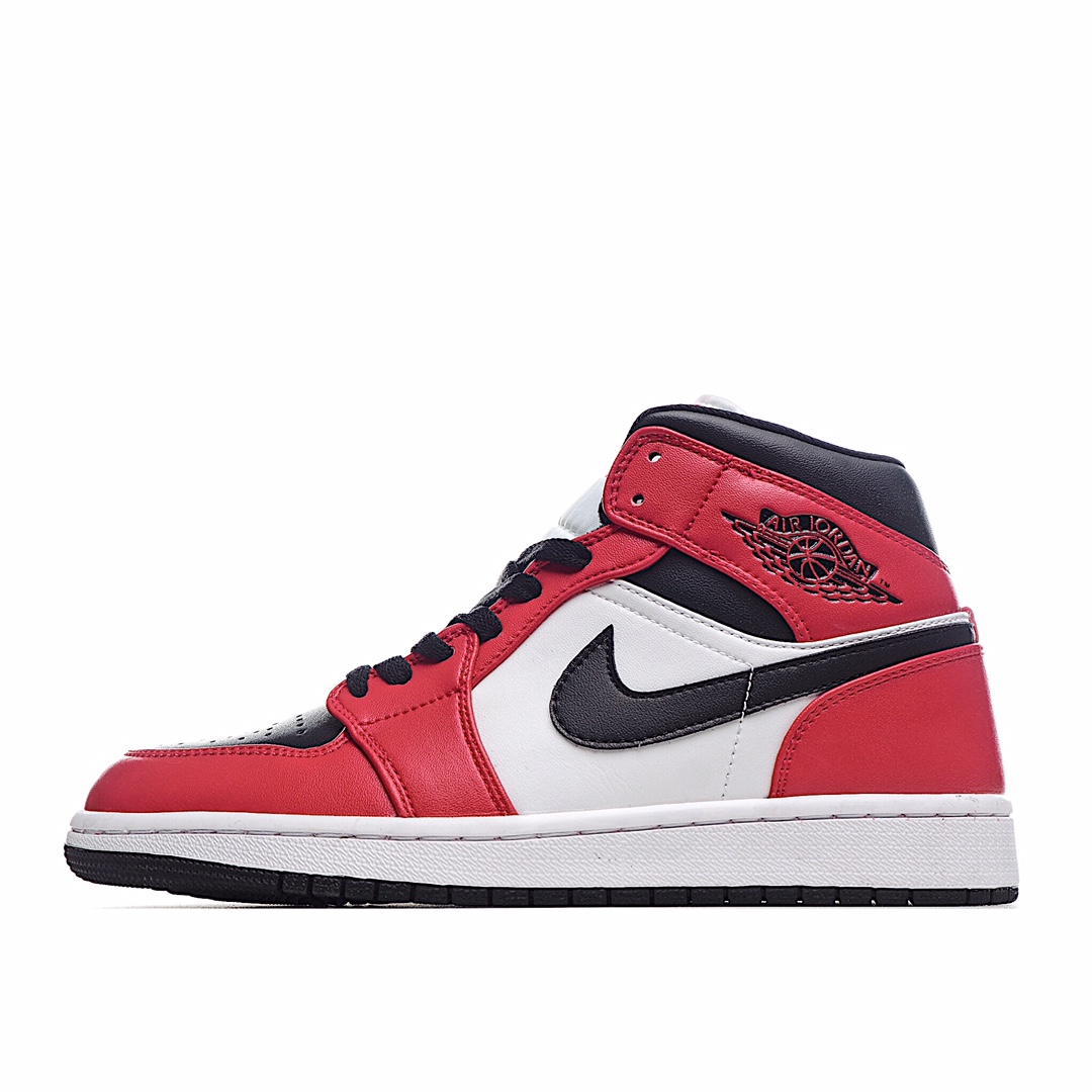 G5 Air Jordan 1 Mid 乔1 AJ1中帮运动板鞋 554724-069 原鞋开版 独家私模 正确版型 市售认可度较高 区分低价真标