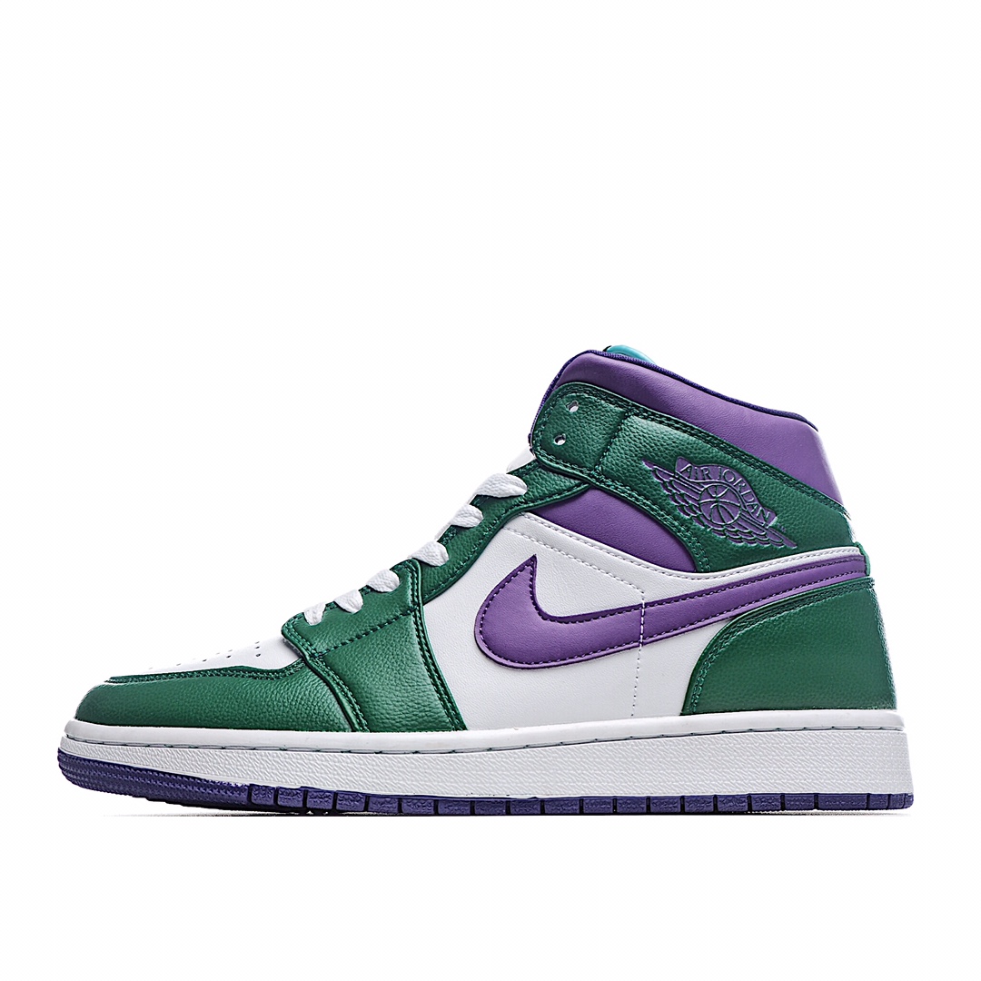 G5 Air Jordan 1 Mid 乔1 AJ1中帮运动板鞋 554724- I5 原鞋开版 独家私模 正确版型 市售认可度较高 区分低价真标