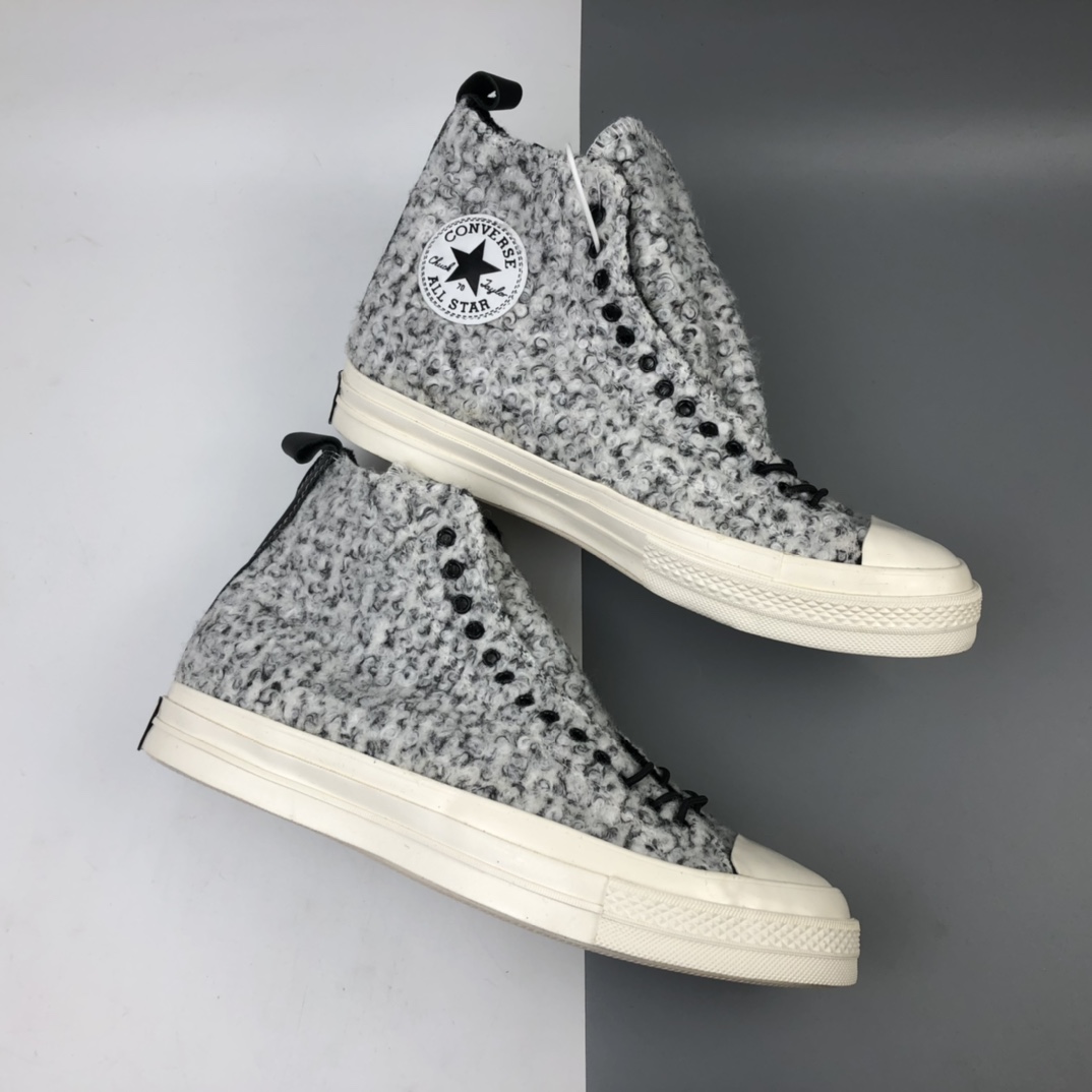 160 Converse Chuck70 匡威2019秋冬款加绒系列休闲板鞋 166132C