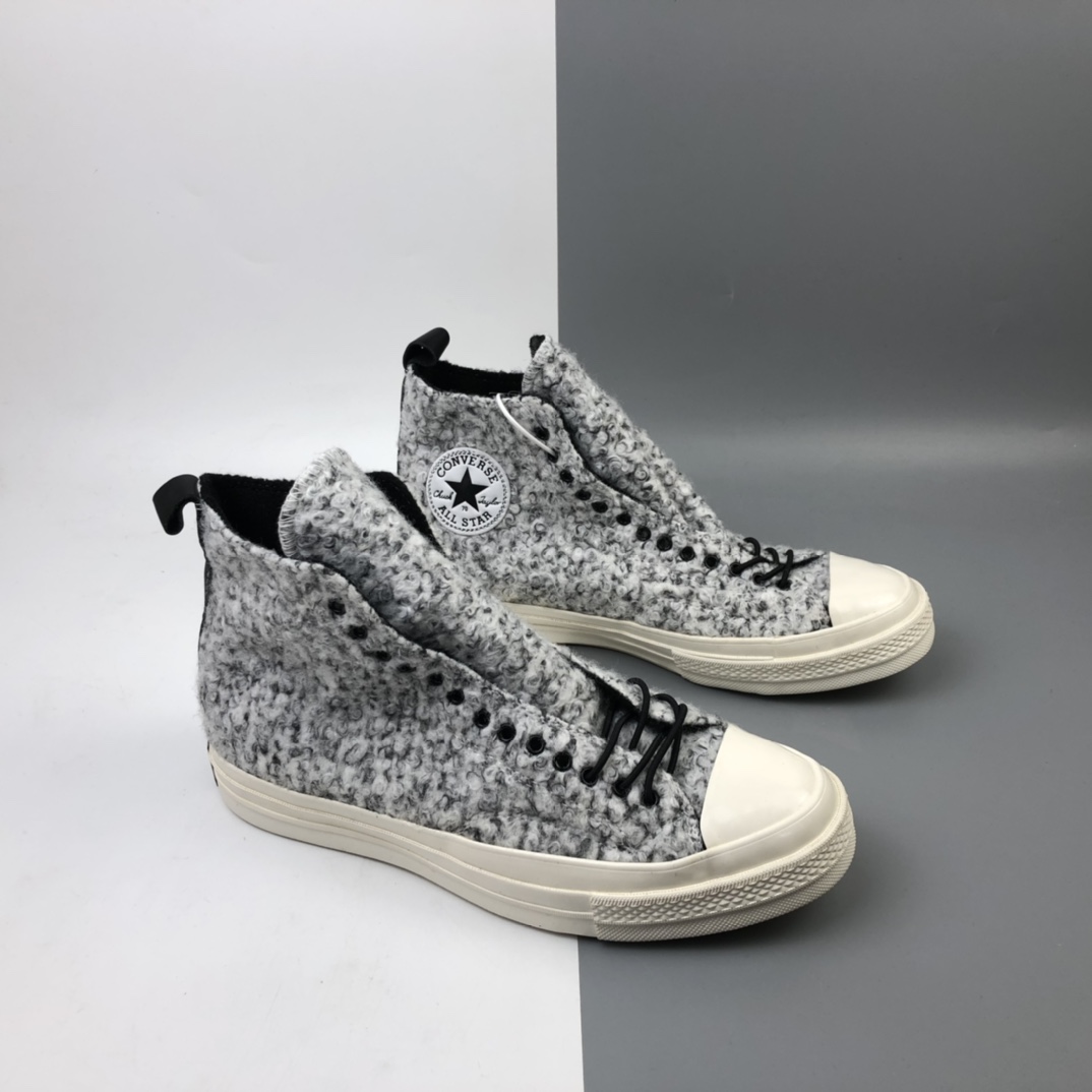 160 Converse Chuck70 匡威2019秋冬款加绒系列休闲板鞋 166132C