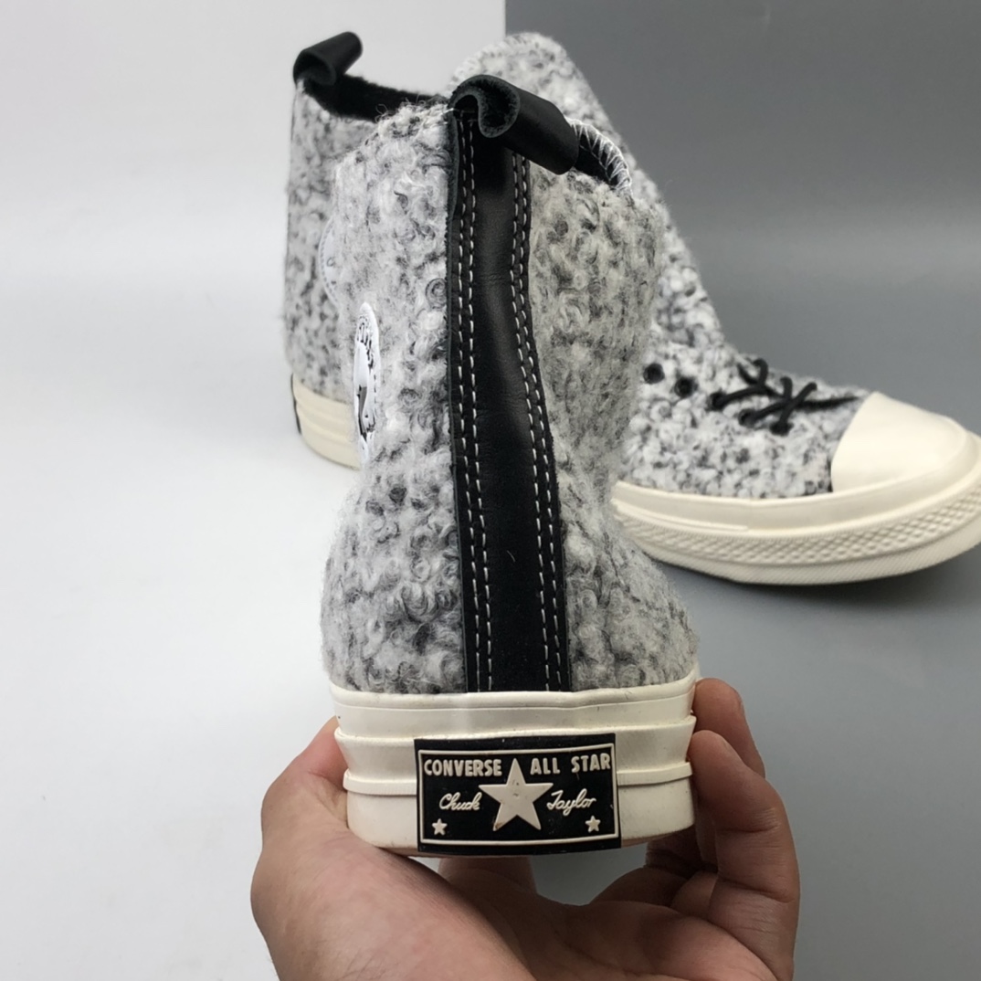 160 Converse Chuck70 匡威2019秋冬款加绒系列休闲板鞋 166132C