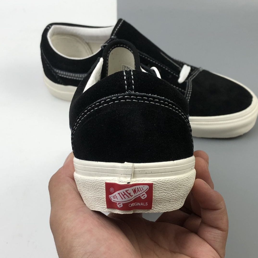 150 Vans Pig Suede Old Skool 万斯 麂皮黑武士 硫化板鞋 VN0A4P3XTGJ